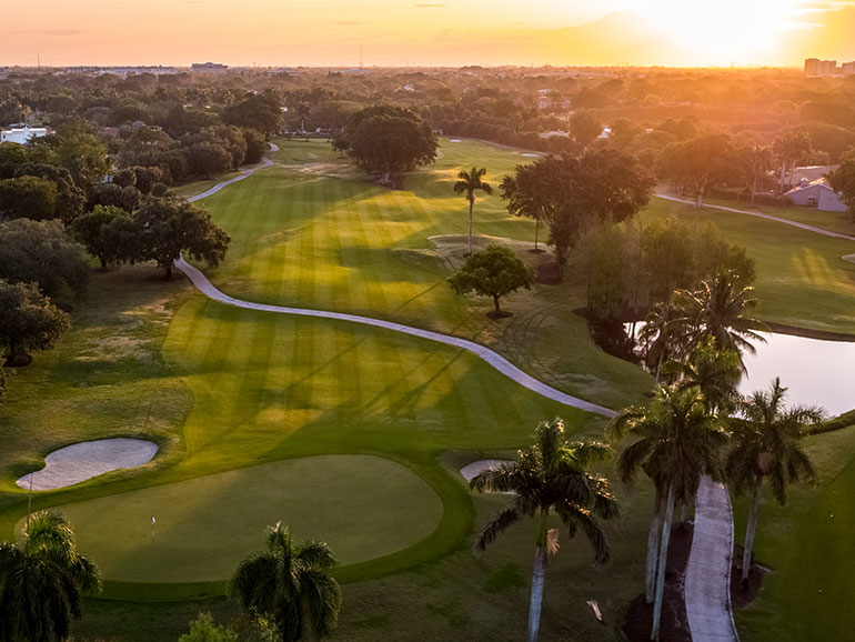 Aerial Photo of Jacaranda Golf Club